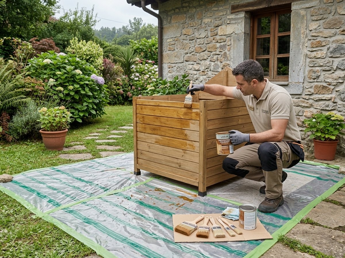 Tratamiento para caseta perro madera