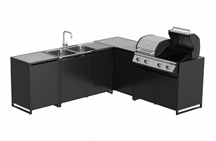 Montar pack cocina de exterior EUROPA